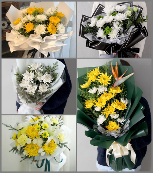 陕西榆林市榆阳区金鸡滩镇白事花束代送